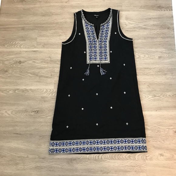 MADEWELL EMBROIDERED SUNCOAST SHIFT DRESS - Picture 6 of 6